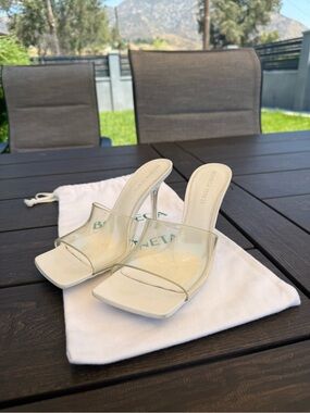 Bottega Veneta PVC Pudding Stretch Sandals – White – Size 37